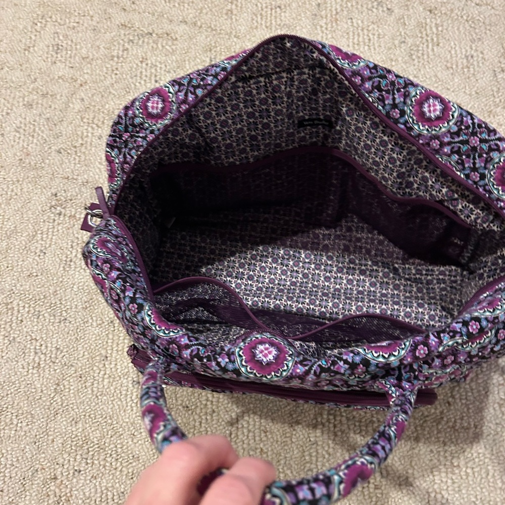 Vera Bradley Purple Patterned Women's Bag Set 5 pieces - Picture 5 of 14